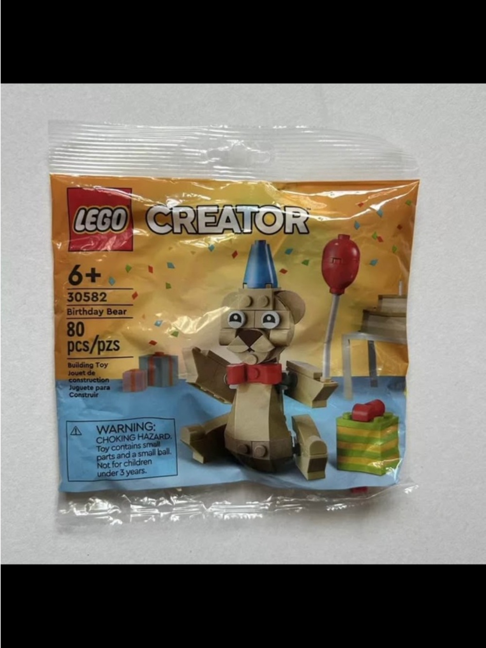 LEGO 30582 Birthday Bear Creator Polybag New Factory Sealed